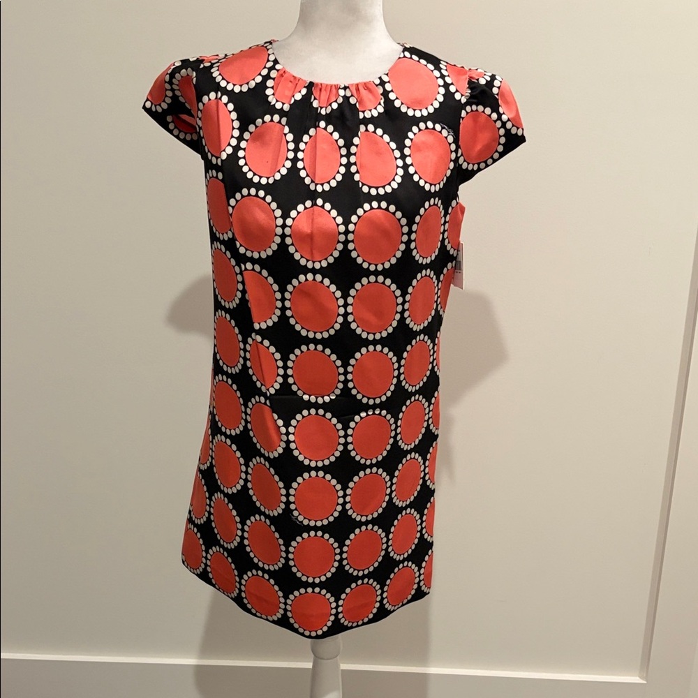 New With Tags Milly of New York Retro Print Dress Sz 8